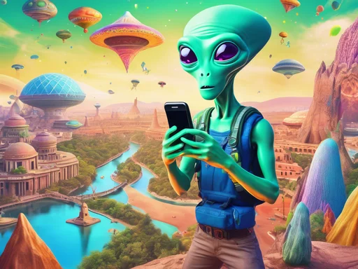 Zog's Guide to Earth's Absurd Travel Apps