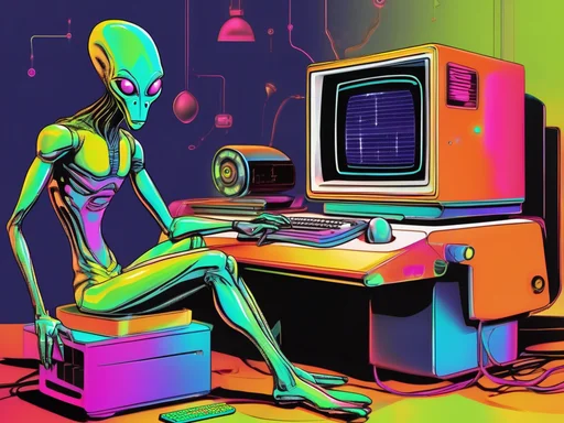 Earthlings Mourn Loss of Computer Wizard: Zog Wonders Why They Don't Just Use Telepathy