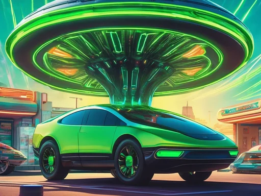 Earthlings' Pitiful Attempt to Juice Up Their Primitive Electric Chariots
