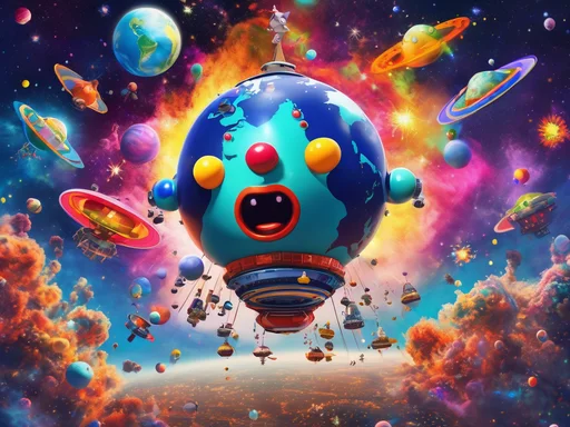 Super Duper Satellite Thingy Goes Poof, Blame Aliens!