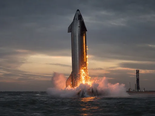 Starship V3 Tumbles Into Gulf, Scores Goal For Humanity