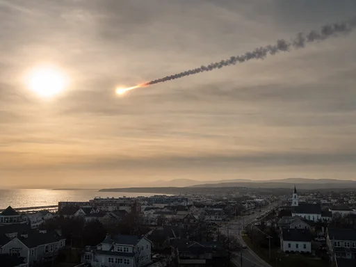 Five-Foot Rock Detonates Over Cape Cod With Polite Restraint
